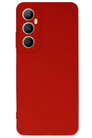 Realme C65 Kılıf First Silikon - Kırmızı-(5796)