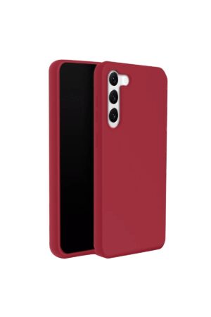 Samsung Galaxy S24 Kılıf First Silikon - Kırmızı-(5796)