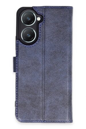 Vivo Y18 Kılıf Trend S Plus Kapaklı Kılıf - Lacivert-(5796)