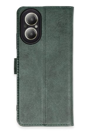 Realme 12 Lite Kılıf Trend S Plus Kapaklı Kılıf - Yeşil-(5796)