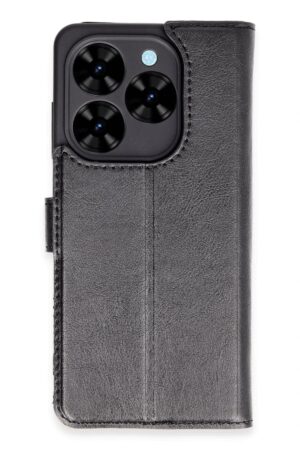 Tecno Spark Go 2024 Kılıf Trend S Plus Kapaklı Kılıf - Siyah-(5796)