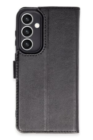 Samsung Galaxy S23 FE Kılıf Trend S Plus Kapaklı Kılıf - Siyah-(5796)