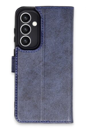 Samsung Galaxy S23 FE Kılıf Trend S Plus Kapaklı Kılıf - Lacivert-(5796)
