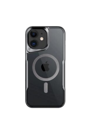 iPhone 11 Kılıf Boyi Magsafe Silikon Kapak - Titan Gri-(5796)