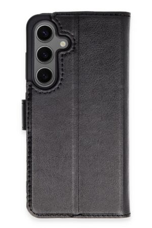 Samsung Galaxy S24 Kılıf Trend S Plus Kapaklı Kılıf - Siyah-(5796)