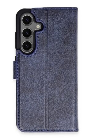 Samsung Galaxy S24 Kılıf Trend S Plus Kapaklı Kılıf - Lacivert-(5796)