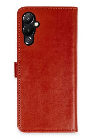 Tecno Pova 4 Kılıf Trend S Plus Kapaklı Kılıf - Kırmızı-(5796)