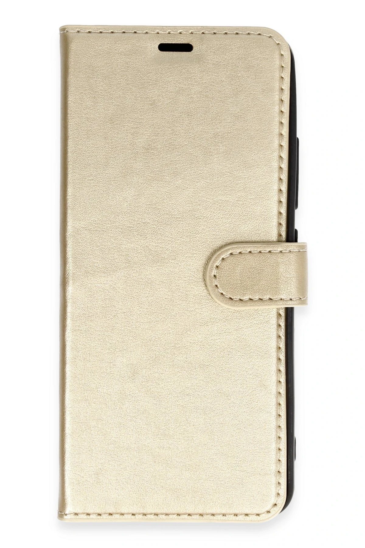 Huawei Y6 Prime Kılıf Trend S Plus Kapaklı Kılıf - Gold-(5796) - Görsel 2