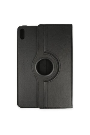 Huawei MatePad SE 11 Kılıf 360 Tablet Deri Kılıf - Siyah-(5796)