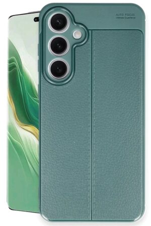 Samsung Galaxy S24 FE Kılıf Auto Focus Kapak - Koyu Yeşil-(5796)