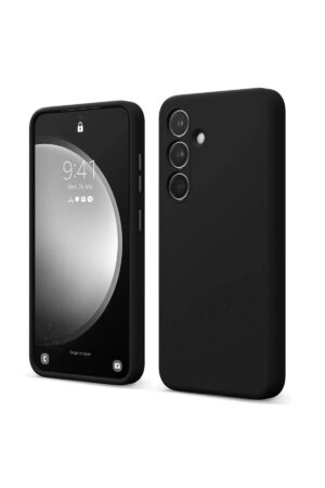 Samsung Galaxy S24 FE Kılıf First Silikon - Siyah-(5796)