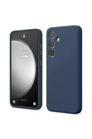Samsung Galaxy S24 FE Kılıf First Silikon - Lacivert-(5796)