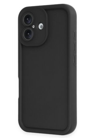 iPhone 16 Kılıf Viera Silikon - Siyah-(5796)