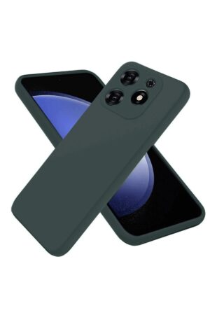 Tecno Spark Go 2024 Kılıf First Silikon - Koyu Yeşil-(5796)