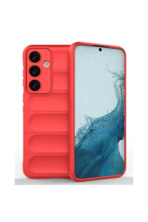 Samsung Galaxy S24 FE Kılıf Optimum Silikon - Kırmızı-(5796)