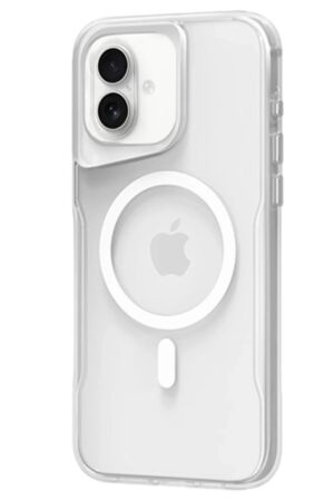 iPhone 16 Plus Kılıf PC Poso Magsafe Kapak - Şeffaf-(5796)