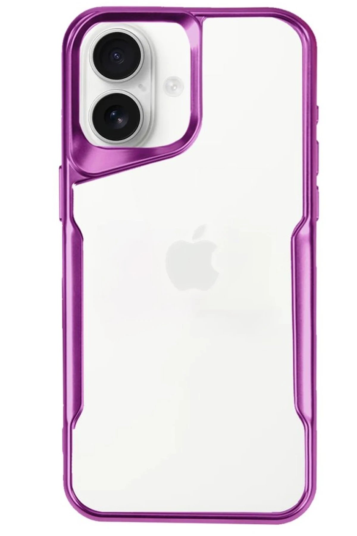 iPhone 16 Kılıf Boyi Silikon Kapak - Pembe-(5796)