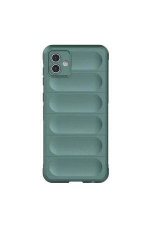 Samsung Galaxy A06 Kılıf Optimum Silikon - Koyu Yeşil-(5796)