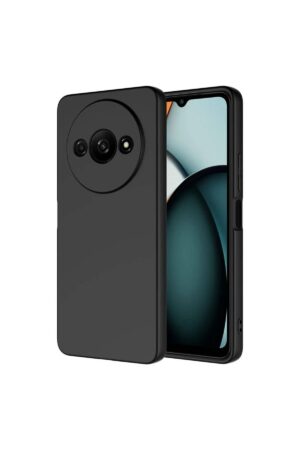 Realme C61 Kılıf First Silikon - Siyah-(5796)