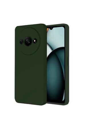 Realme C61 Kılıf First Silikon - Koyu Yeşil-(5796)