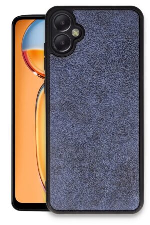 Samsung Galaxy A06 Kılıf Aras Deri Kapak - Lacivert-(5796)