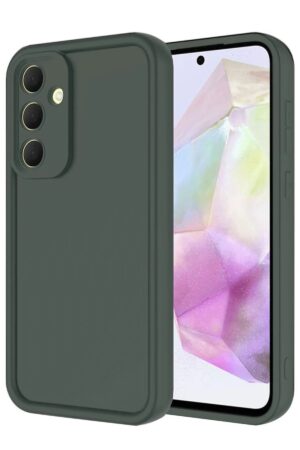 Samsung Galaxy A16 5G Kılıf Viera Silikon - Koyu Yeşil-(5796)