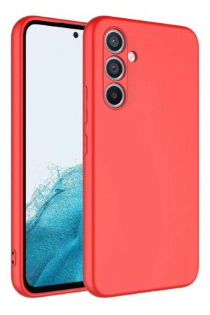 Samsung Galaxy A16 5G Kılıf First Silikon - Kırmızı-(5796)