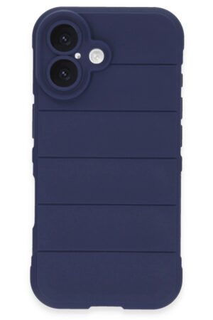 iPhone 16 Kılıf Optimum Silikon - Lacivert-(5796)