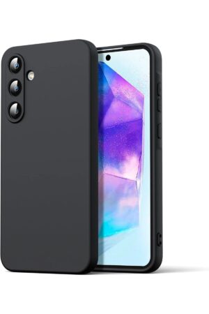 Samsung Galaxy A16 5G Kılıf Nano içi Kadife Silikon - Siyah-(5796)