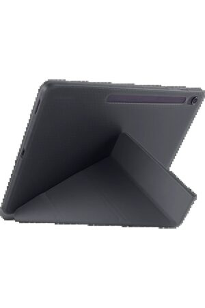 iPad Pro 13 (2024) Kılıf Kalemlikli Hugo Tablet Kılıfı - Siyah-(5796)