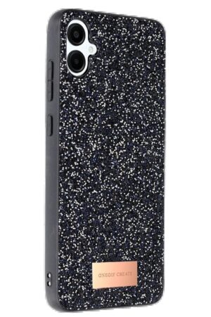 Samsung Galaxy A06 Bright Simli Kapak - Siyah-(5796)