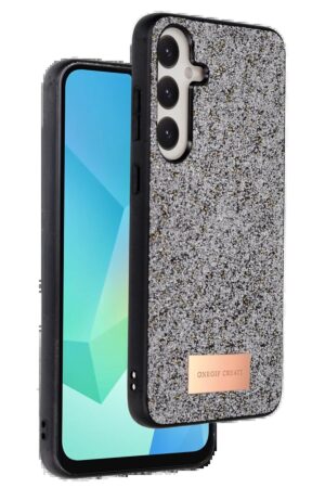 Samsung Galaxy A16 5G Bright Simli Kapak - Gümüş-(5796)