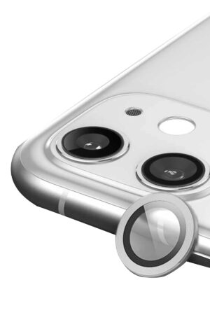 iPhone 11 Raze Metal Kamera Lens - Gümüş-(5796)