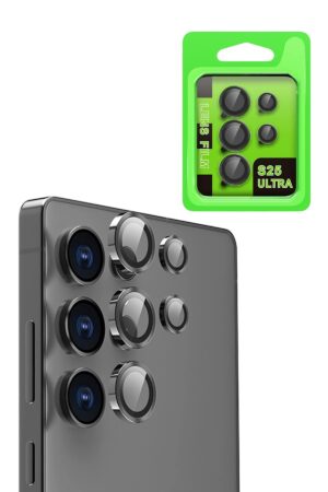 Samsung Galaxy S25 Ultra Raze Metal Kamera Lens - Siyah-(5796)