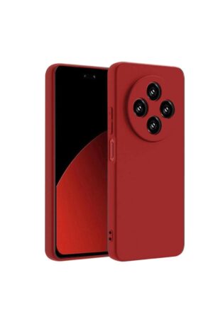 Xiaomi Redmi 14C Kılıf Nano içi Kadife Silikon - Kırmızı-(5796)