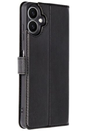 Samsung Galaxy A06 Kılıf Trend S Plus Kapaklı Kılıf - Siyah-(5796)