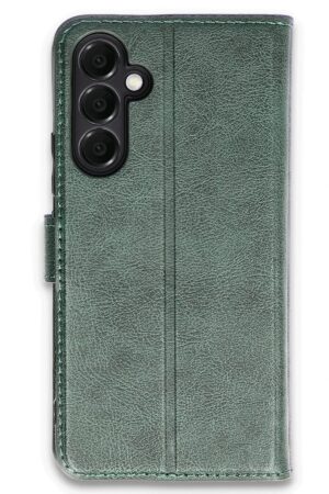 Samsung Galaxy A16 5G Kılıf Trend S Plus Kapaklı Kılıf - Yeşil-(5796)