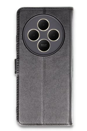 Xiaomi Redmi 14C Kılıf Trend S Plus Kapaklı Kılıf - Siyah-(5796)