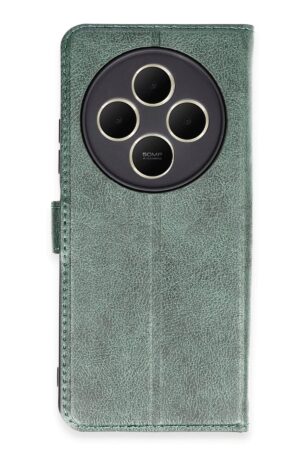 Xiaomi Redmi 14C Kılıf Trend S Plus Kapaklı Kılıf - Yeşil-(5796)