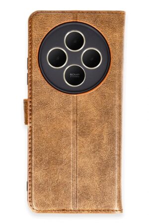 Xiaomi Redmi 14C Kılıf Trend S Plus Kapaklı Kılıf - Taba-(5796)