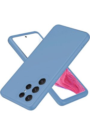 Samsung Galaxy S25 Ultra Kılıf First Silikon - Mavi-(5796)