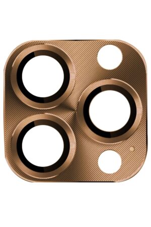 iPhone 16 Pro Max Pers Alüminyum Kamera Lens - Desert-(5796)