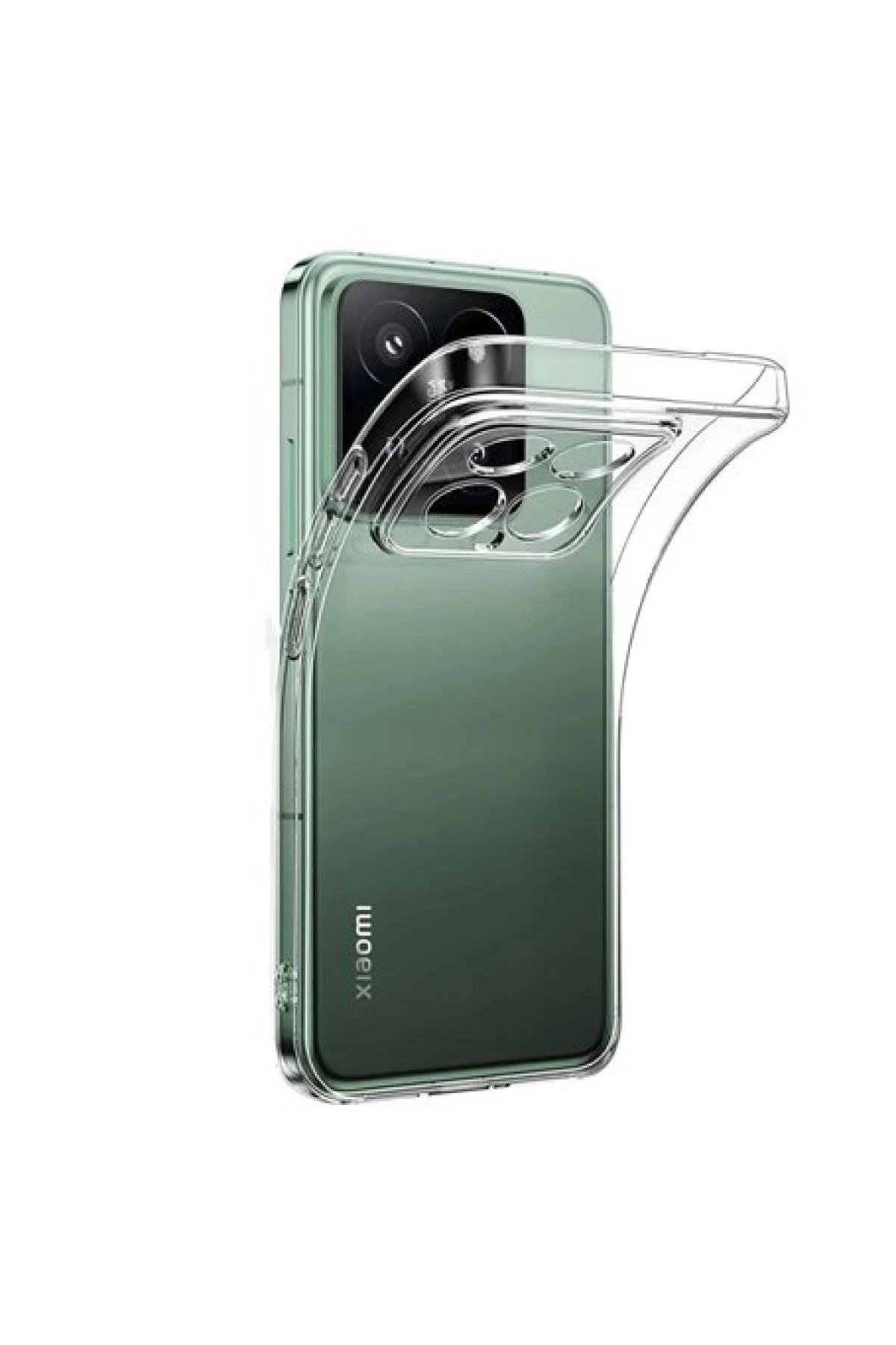 Xiaomi Mi 14T Pro Kılıf Lüx Şeffaf Silikon-(5796) - Görsel 2