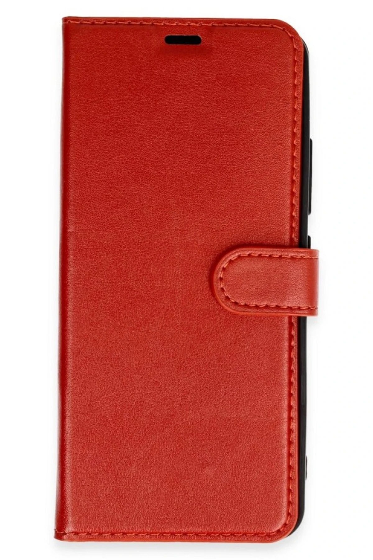 Samsung Galaxy S25 Ultra Kılıf Trend S Plus Kapaklı Kılıf - Kırmızı-(5796) - Görsel 2