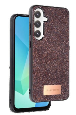 Samsung Galaxy A36 Bright Simli Kapak - Derin Mor-(5796)