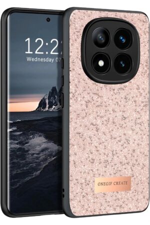 Xiaomi Redmi Note 14 Pro 4G Bright Simli Kapak - Pembe-(5796)