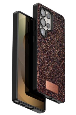 Samsung Galaxy S25 Ultra Bright Simli Kapak - Derin Mor-(5796)