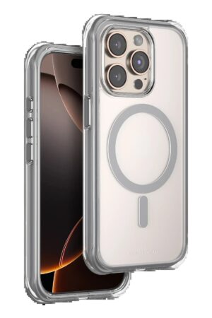 Apple iPhone 15 Pro Max Hulk Magsafe Kapak - Titan Gri-(5796)