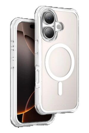 Apple iPhone 16 Hulk Magsafe Kapak - Beyaz-(5796)