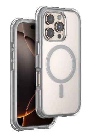 Apple iPhone 16 Pro Max Hulk Magsafe Kapak - Titan Gri-(5796)